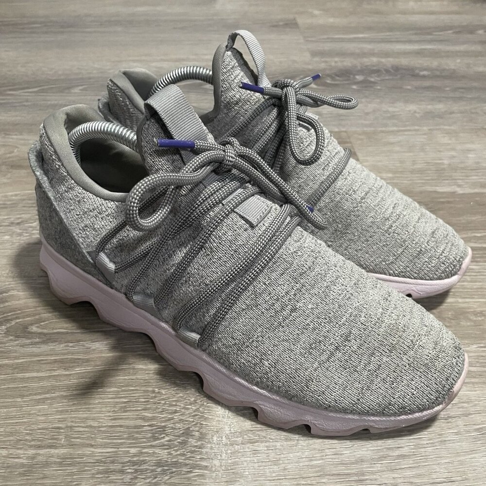 Sorel Kinetic Impact Lace Sneakers Women’s 8.5 Gray Purple  Athletic Casual Shoe